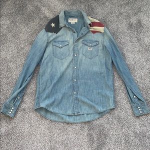 Ralph Lauren Slim Fit Denim Western Shirt